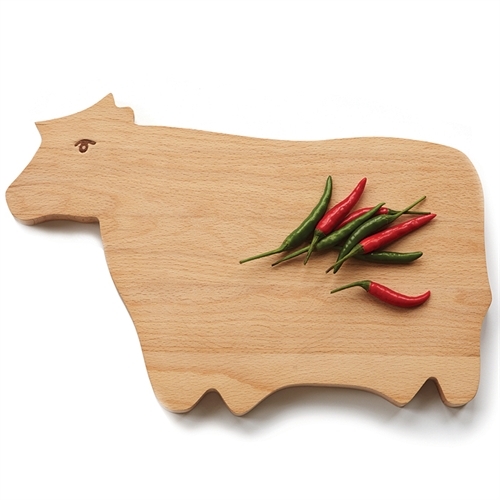 Darcey the Cow Wooden Chopping Board